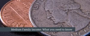 median family income