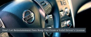 reinstatement fees